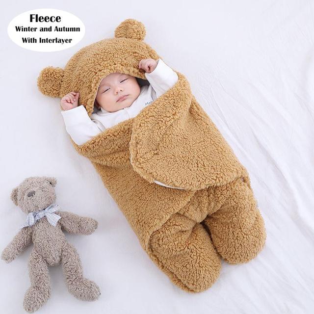 Winter Baby Fuzzy Sleepsacks