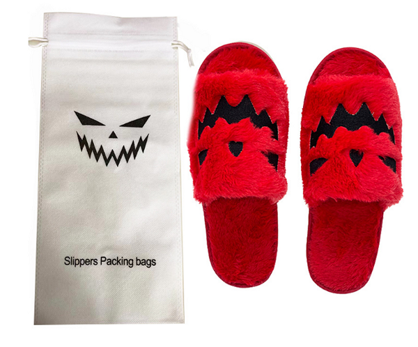 Winter Holiday Plush Slippers