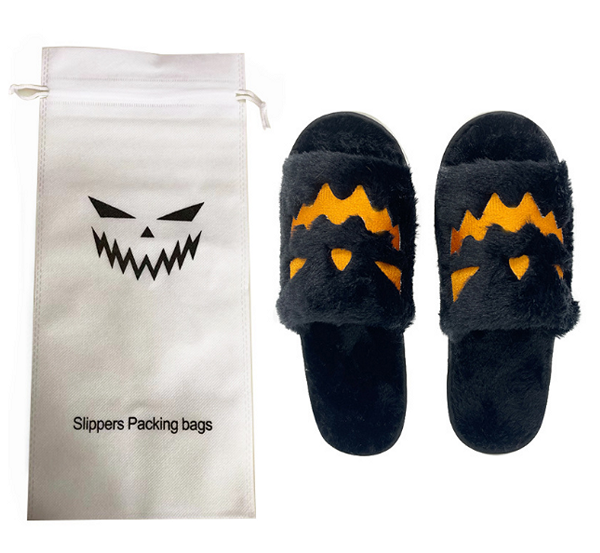 Winter Holiday Plush Slippers