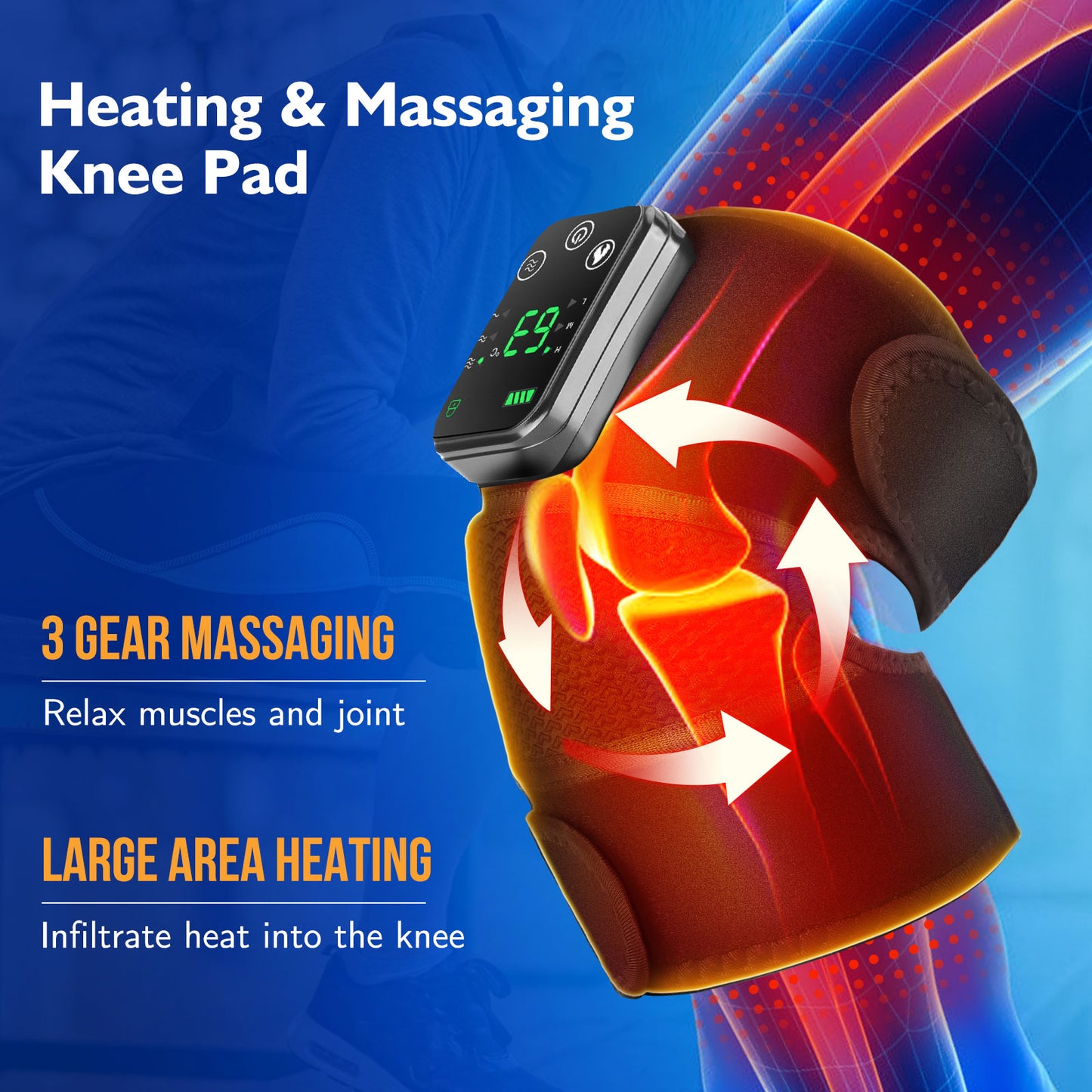 Electric Heated Knee Massager