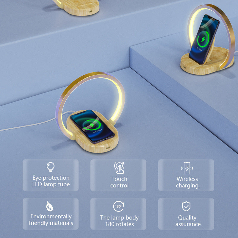 Moonrise LED Desk Lamp and Phone Charger