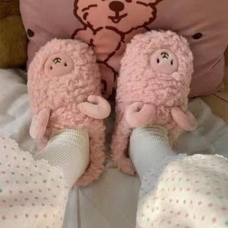 Fuzzy Animal Slippers