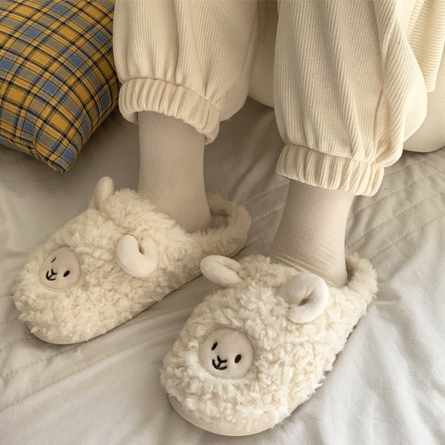 Fuzzy Animal Slippers