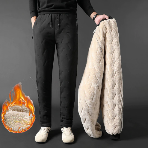 Winter Faux Lambswool Sweatpants