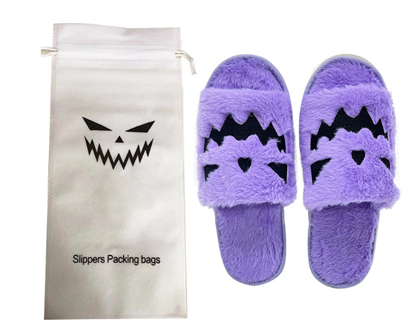 Winter Holiday Plush Slippers