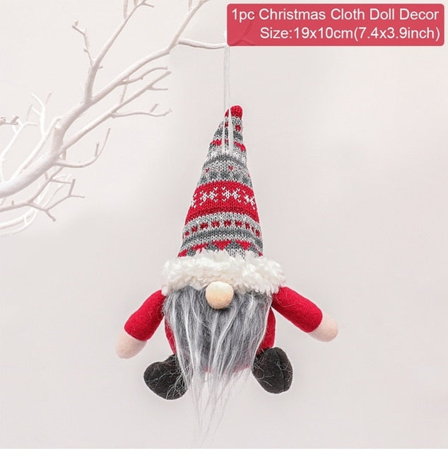 Gnome Christmas Ornament Dolls