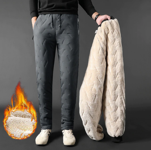 Winter Faux Lambswool Sweatpants