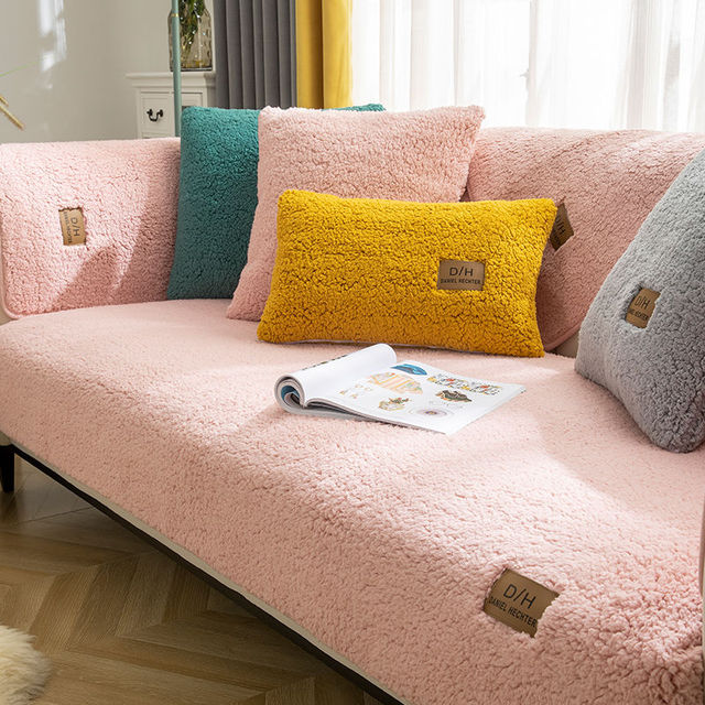 Faux Lamb Wool Sofa Covers