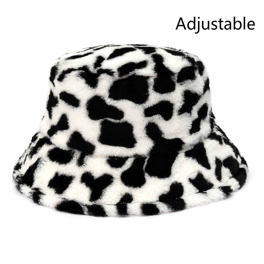 Fluffy Winter Bucket Hats