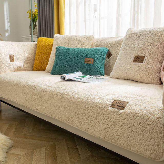 Faux Lamb Wool Sofa Covers