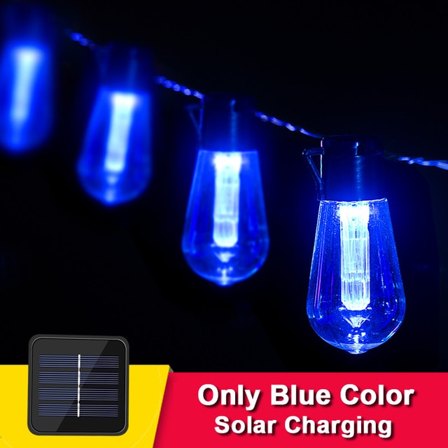 LED Solar Charging Teardrop Hanging Lights