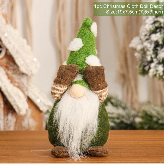 Gnome Christmas Ornament Dolls