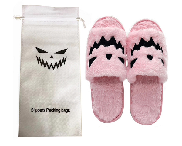 Winter Holiday Plush Slippers