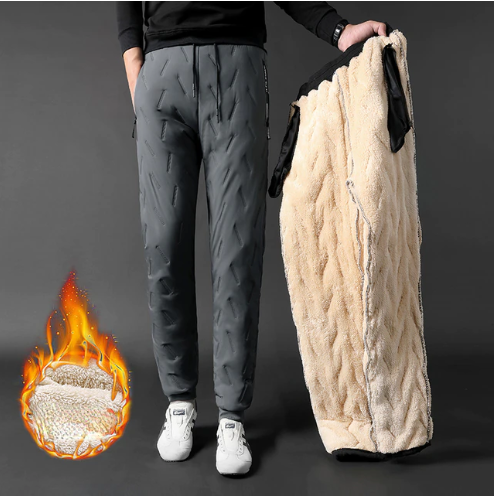 Winter Faux Lambswool Sweatpants