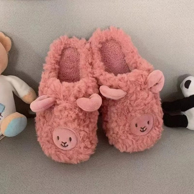 Fuzzy Animal Slippers