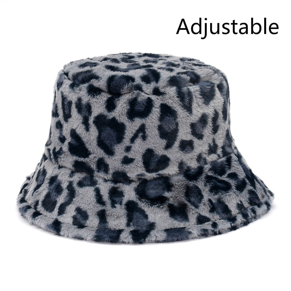 Fluffy Winter Bucket Hats