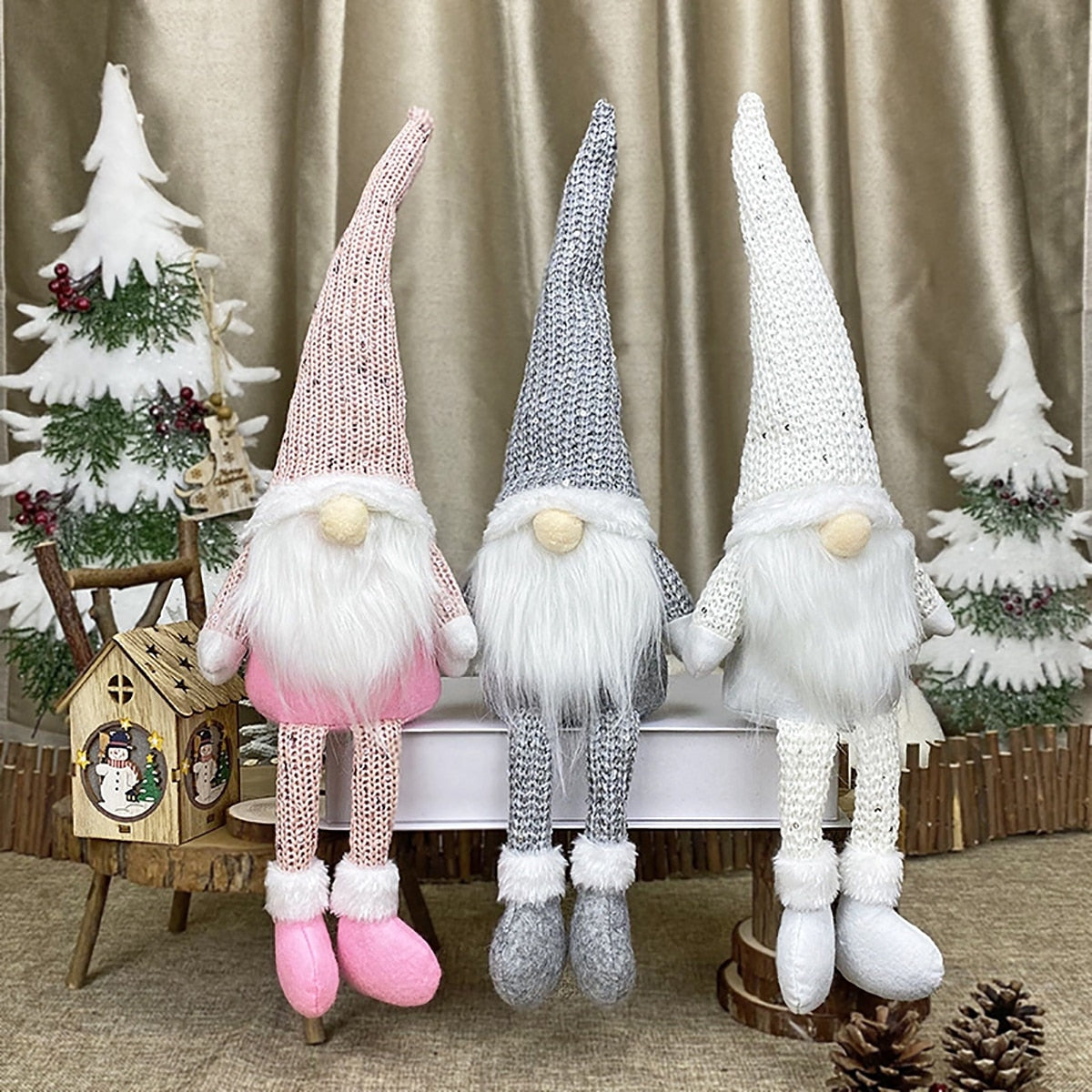 Gnome Christmas Ornament Dolls