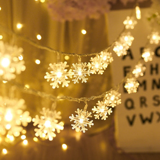 Snowflake LED Christmas Hanging Lights