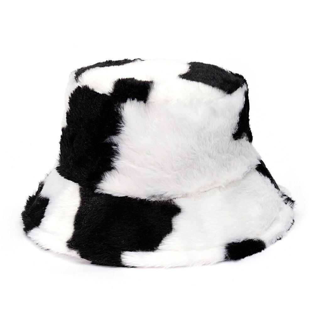 Fluffy Winter Bucket Hats