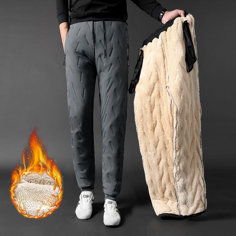 Winter Faux Lambswool Sweatpants