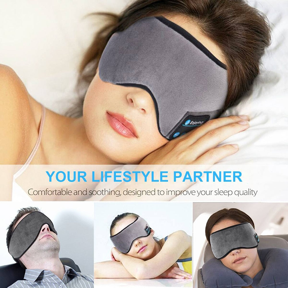 Bluetooth Headphones Sleeping Eye Mask