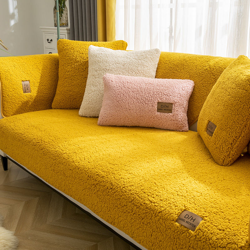 Faux Lamb Wool Sofa Covers