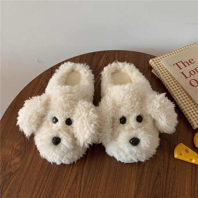 Fuzzy Animal Slippers