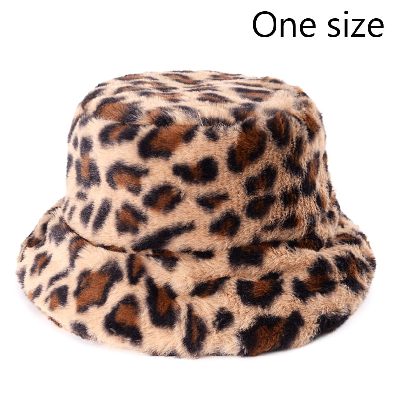 Fluffy Winter Bucket Hats