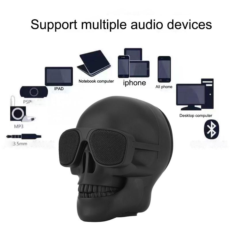 Skull Head Bluetooth Speaker